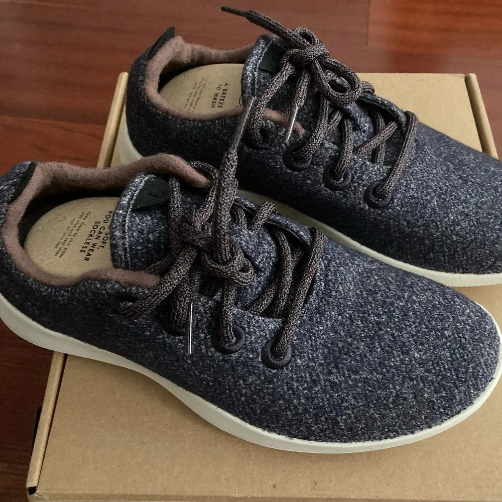 ALLBIRDS Womens Wool Runners MATTERHORN Dk Gray Sneaker Shoe Limited Ed NEW Sz 8 - Picture 2 of 7